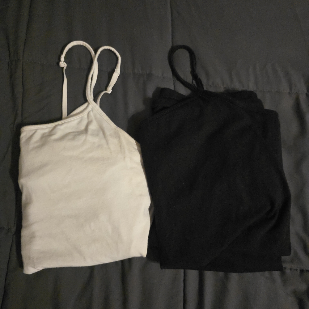 GAP Cream Spaghetti Strap Top